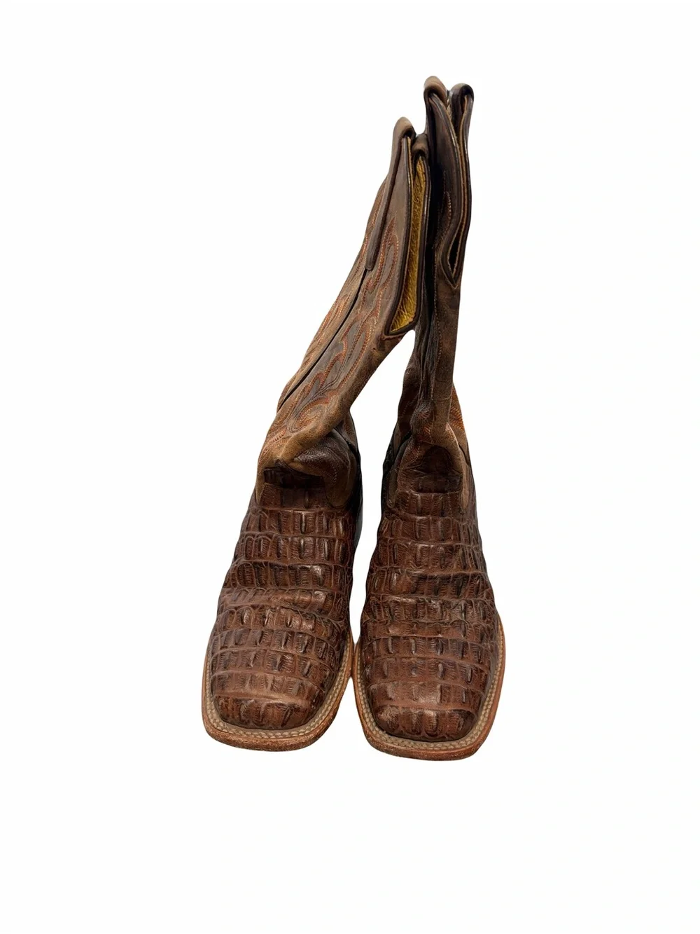 Horse Power Big Kid Anderson Crocodile Western Cowboy Boots